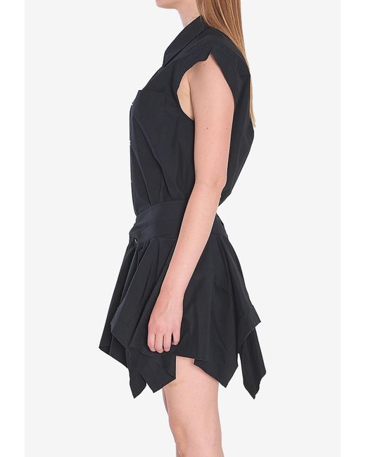 Alexander Wang Shirt Dress in Black | Lyst
