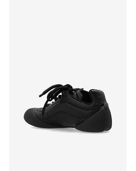 Alexander McQueen Black Flexion Low-Top Sneakers