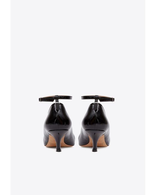 Maison Margiela White Kinkies 55 Leather Pumps