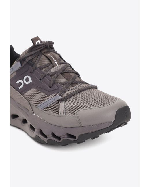 On Shoes Gray Cloudhorizon Low-Top Sneakers