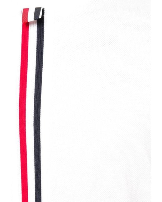 Thom Browne White Classic Loopback Pique T-Shirt
