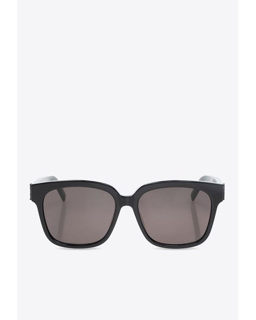 Saint Laurent Gray Sl M40 Square Sunglasses
