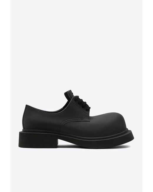Balenciaga Steroid Rubber Derby Shoes in Black for Men | Lyst
