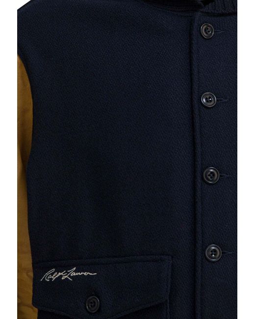 Polo Ralph Lauren Blue Ny Bomber Jacket for men