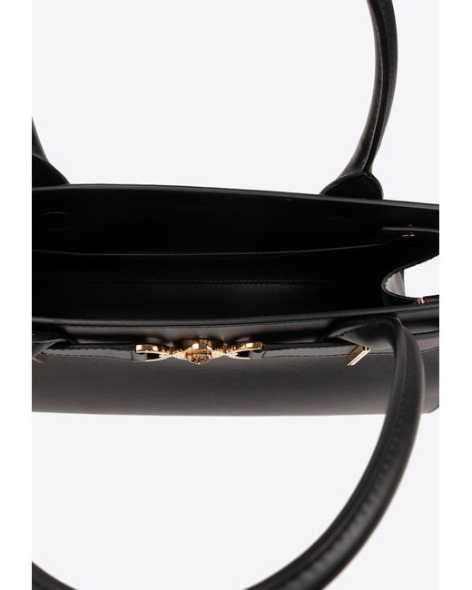 Versace Black Medusa '95’ Leather Shoulder Bag