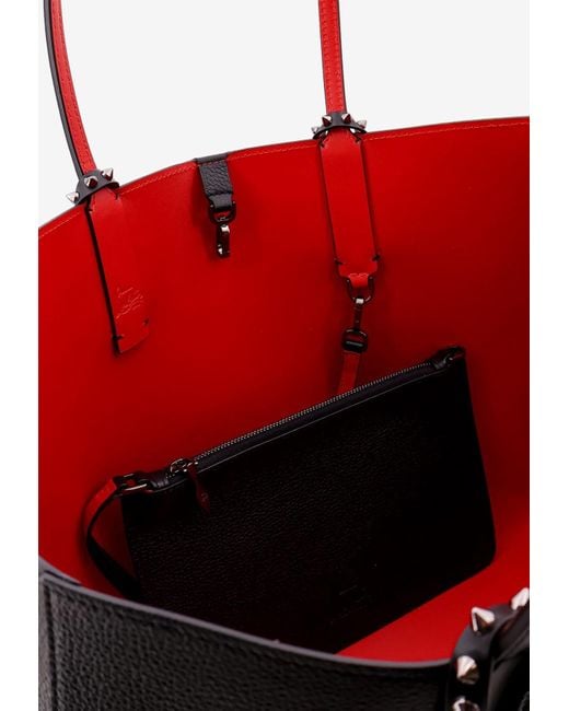 Christian Louboutin Black Large Cabata Leather Tote Bag