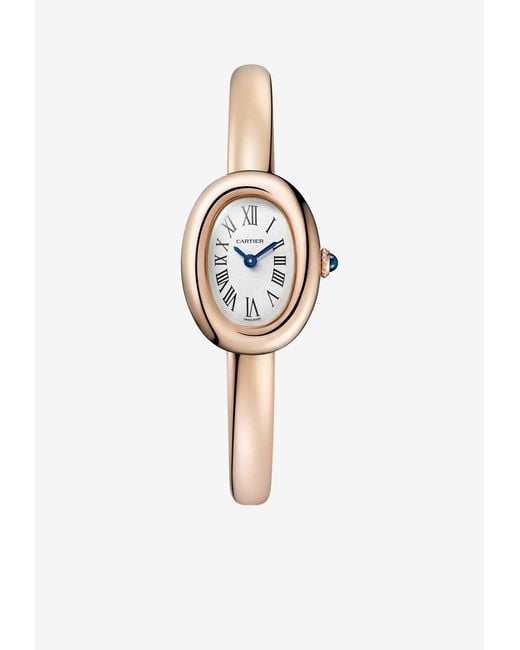 Cartier White Mini Baignoire Watch