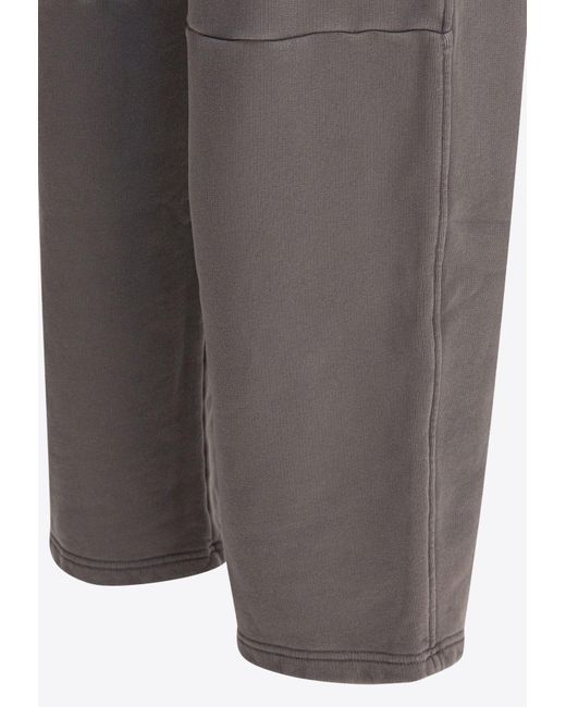 Alexander Wang Gray Articulated-Leg Track-Pants