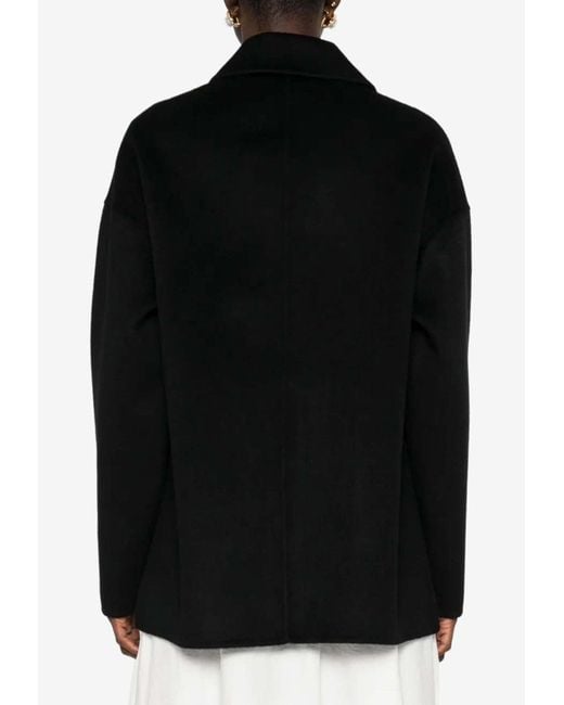 Anine Bing Black Luca Cashmere Buttoned Jacket