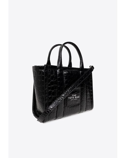 Marc Jacobs Black The Small Logo Tote Bag