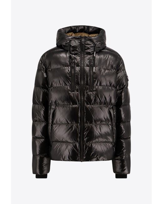 Mackage Victor Zip-Up Down Jacket in Black for Men | Lyst