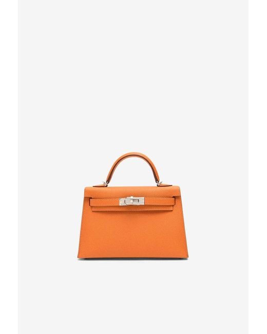 Hermès Orange Mini Kelly 20