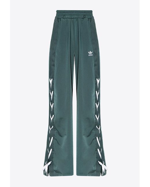 Adidas Originals Green Always Original Wide-leg Track Pants