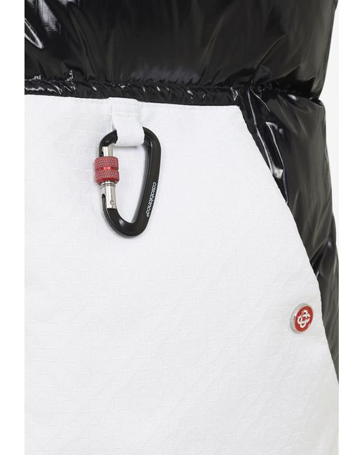 Casablanca White Logo-Patch Down Vest for men