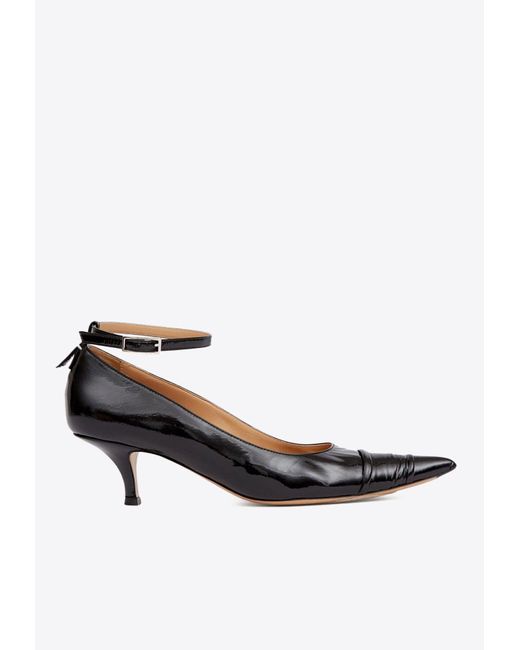 Maison Margiela White Kinkies 55 Leather Pumps