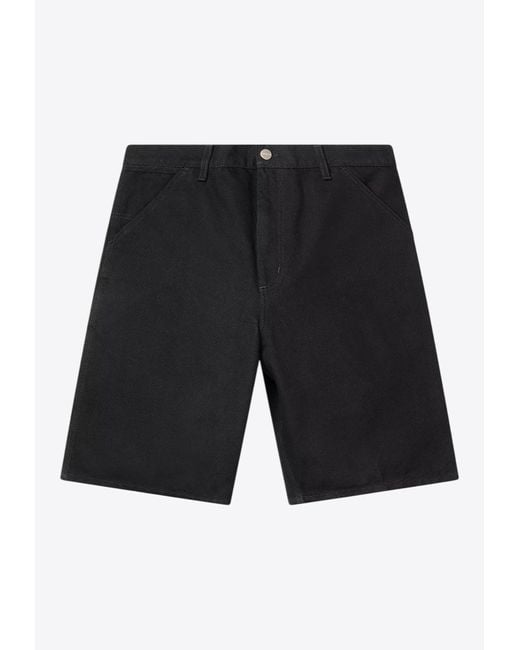 Carhartt Black Single Knee Bermuda Shorts for men