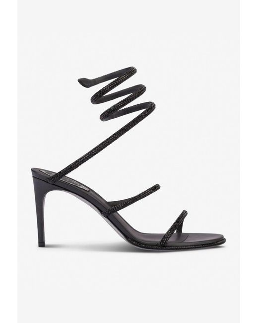 rene caovilla cleo black