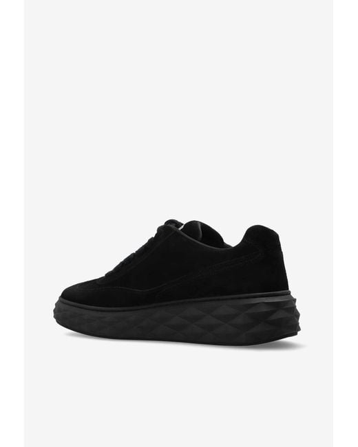 Jimmy Choo Black Diamond Maxi Low-Top Sneakers for men