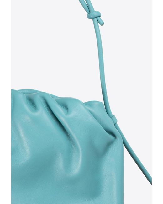 Bottega Veneta Blue Fringe Leather Shoulder Bag