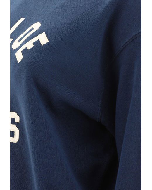 Chloé Blue Logo Crewneck Sweatshirt