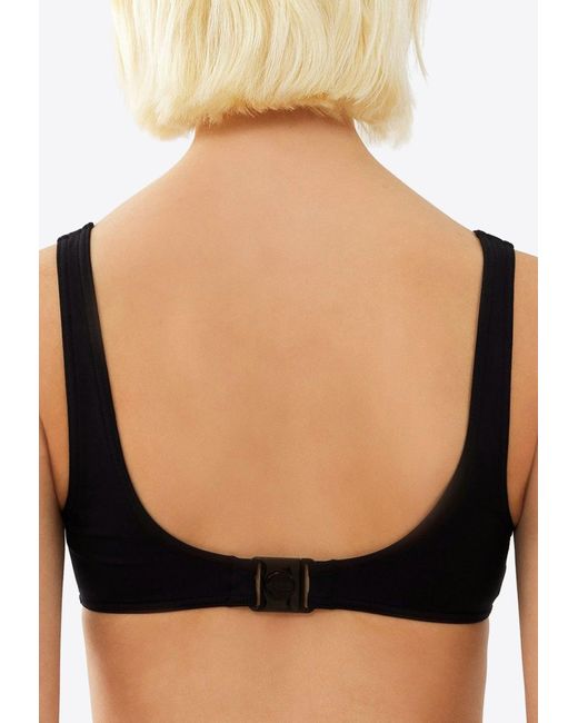 Chloé Black X Eres Papeete Triangle Bikini Top