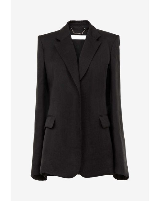 Chloé Black Buttonless Tailored Jacket