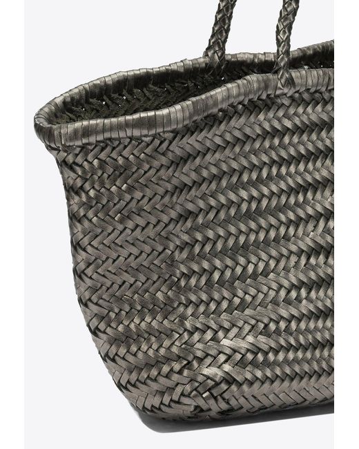 Dragon Diffusion Metallic Leather Shoulder Bag