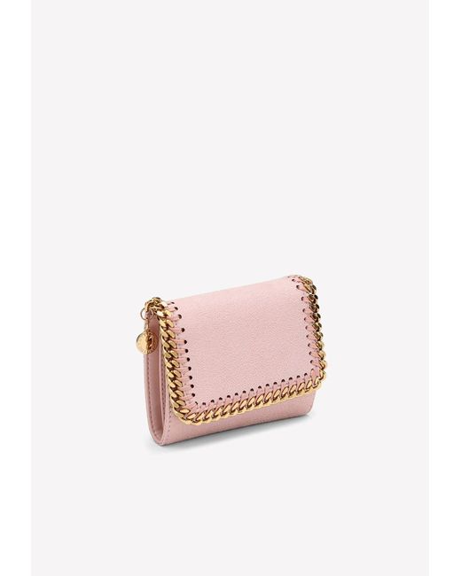 Stella McCartney Pink Falabella Zipped Wallet
