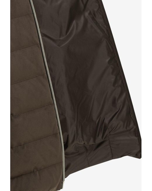 Herno Brown Resort Short Down Jacket