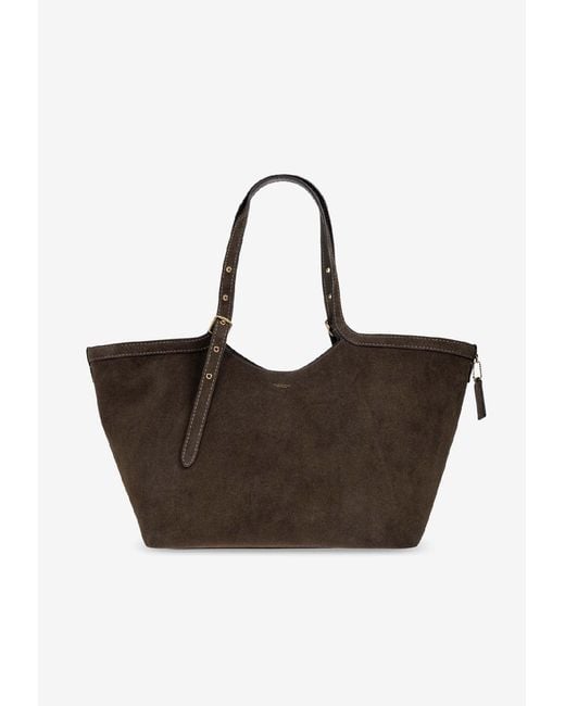 COACH Brown Gramercy Suede Tote Bag