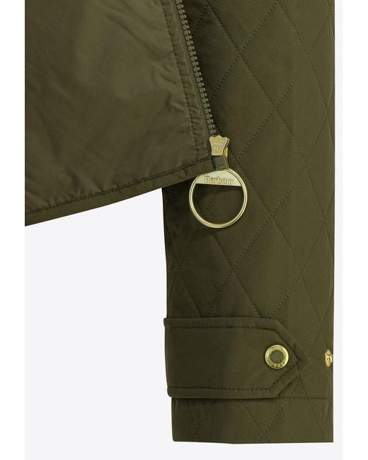 Barbour Green Quilted Utility Jacket