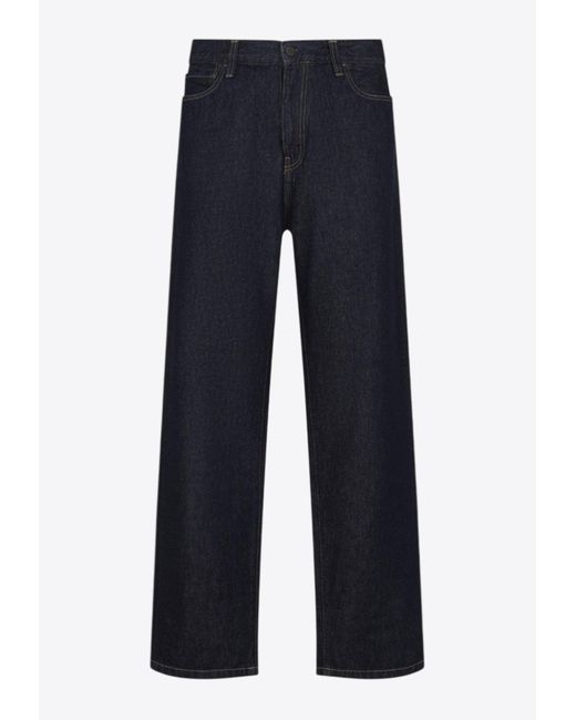 Carhartt Blue Aaron Straight-Leg Pants for men