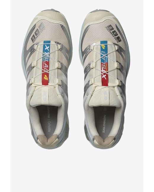 Salomon White Xt-4 Og Low-Top Sneakers