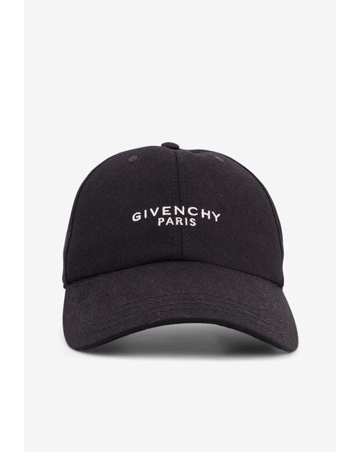 Givenchy Blue Logo Embroidered Cap for men