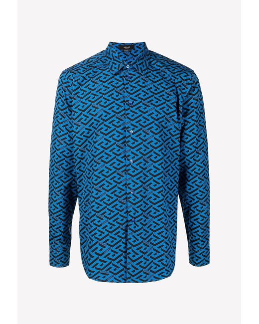 blue versace top