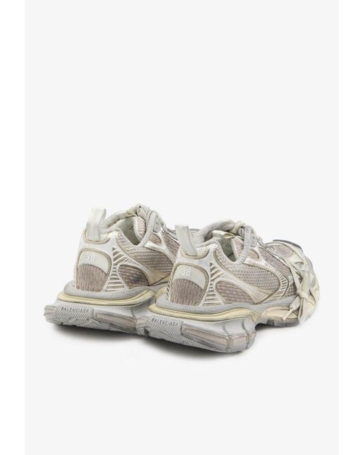 Balenciaga White 3Xl Mesh Low-Top Sneakers