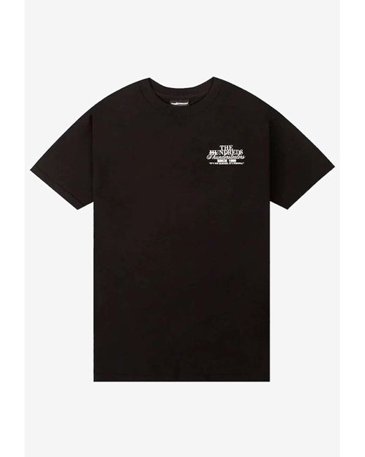 The Hundreds Black Business Minded Printed T-Shirt for men