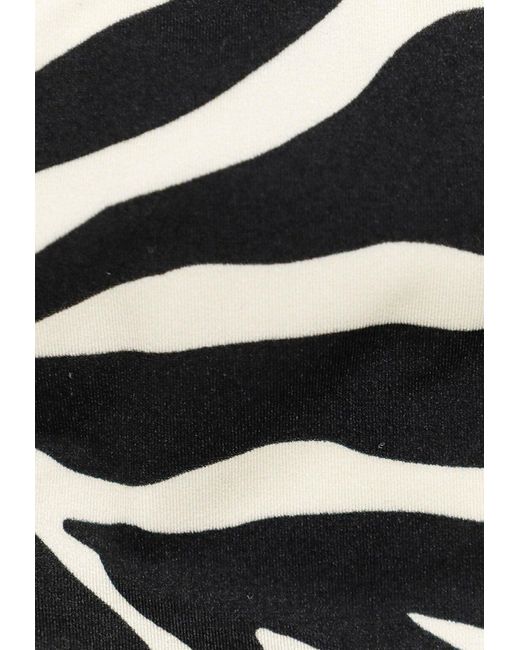 Tom Ford White Zebra Print Halterneck Bikini