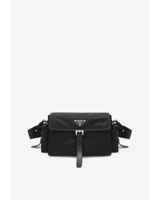 Prada Black Medium Explore Nylon Crossbody Bag