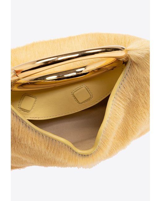 Jacquemus Metallic Mini Calino Ring Top Handle Bag