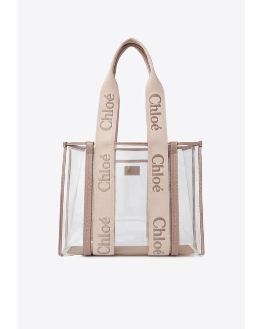 Chloé Natural Woody Jelly Tote Bag
