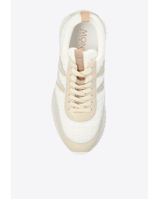 Moncler White 'Pacey' Sneakers