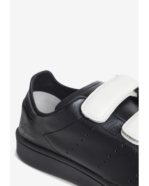 Y-3 Black Stan Smith Velcro Sneakers for men