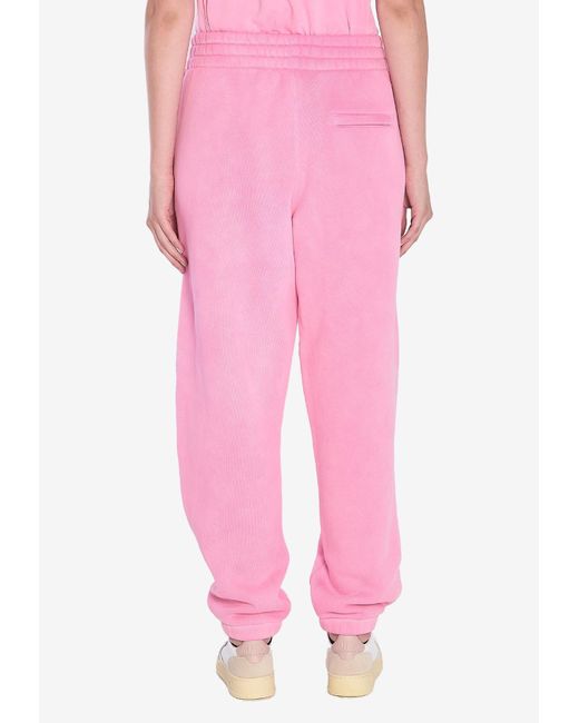 Alexander Wang Pink Essential Terry Classic Sweatpant