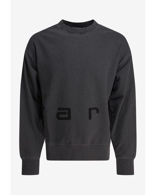 Carhartt Gray Felt Script Sweatshirt for men