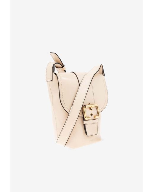 Chloé Natural Mini Leather Camera Bag