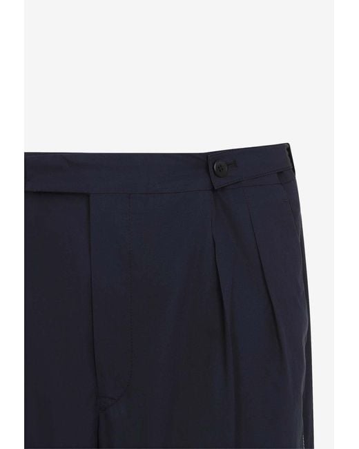 Prada Blue Straight Tailored Pants for men