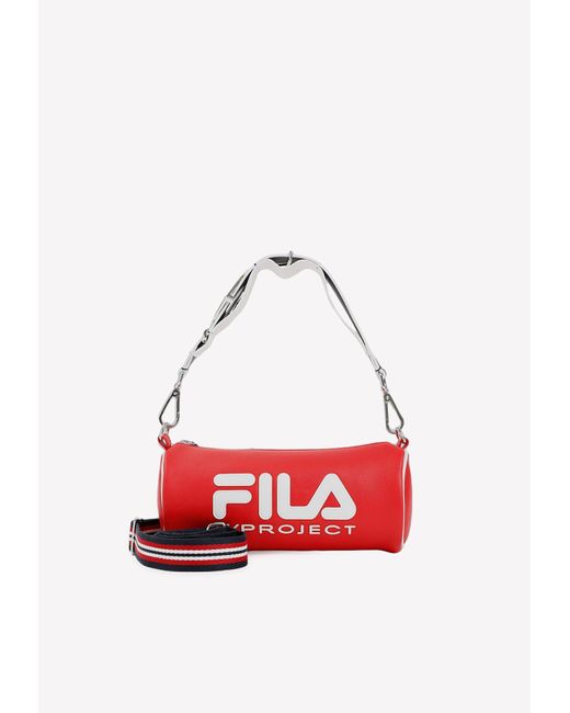 haj formel hydrogen Y. Project X Fila Strap Bag In Calf Leather in Red | Lyst Canada