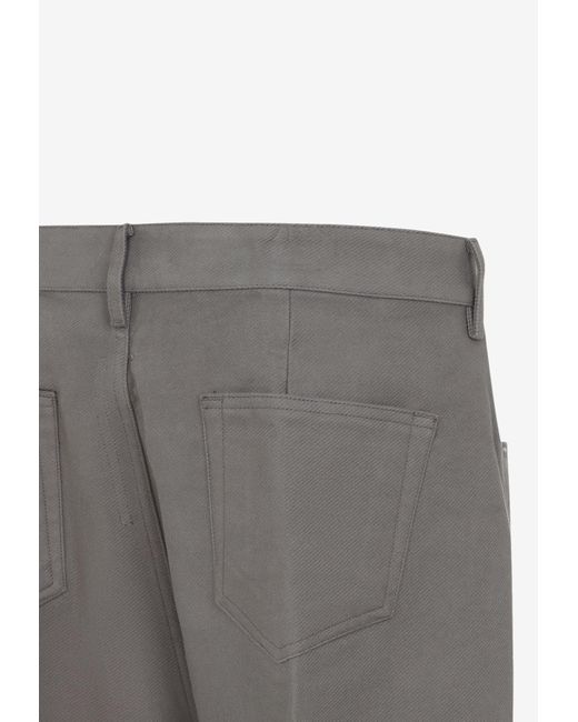 Rick Owens Gray Geth Straight-Leg Jeans for men