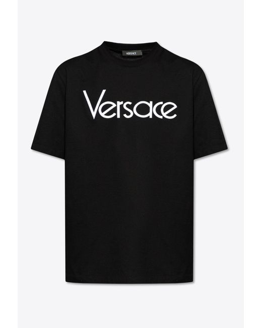 Versace Black 1978 Re-Edition Logo T-Shirt for men
